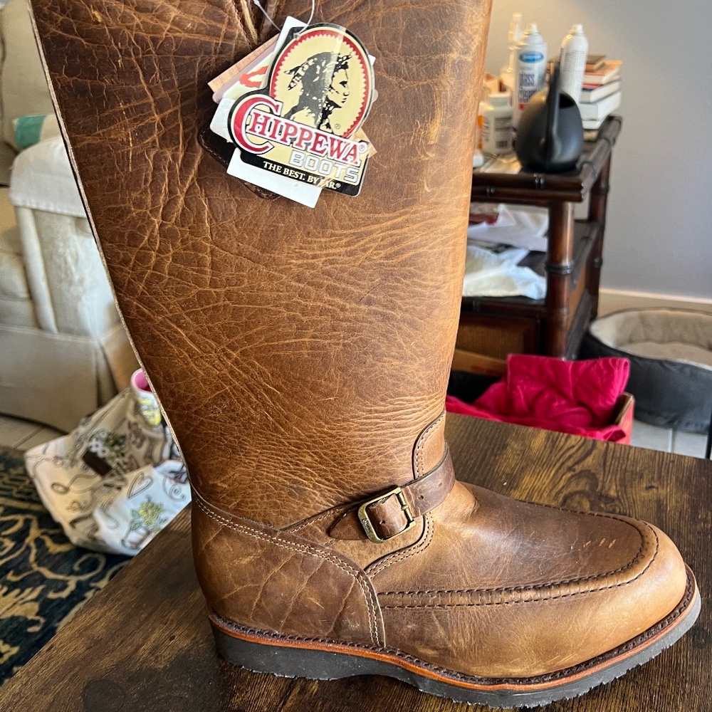 CHIPPEWA SNAKE BOOTS MEN'S SIZE 14 EE  NWT